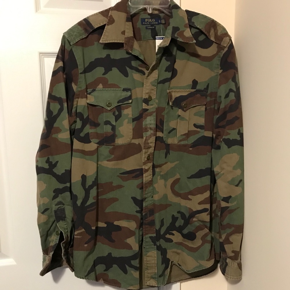 Polo button down shirt NWT